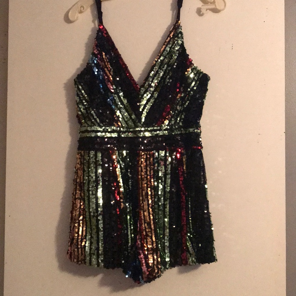 Sequin romper